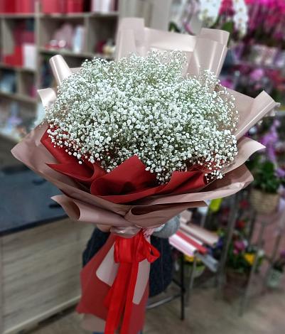 Букет цветов из: Гипсофила в Гойты