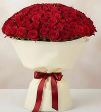 Букет 101 Красная роза Милано в Гойты