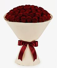 Букет 101 Бордовая роза Блэк Бакарра в Гойты