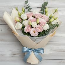 Букет цветов из:  Лизиантусы #REPLACE_PRED# Гойты