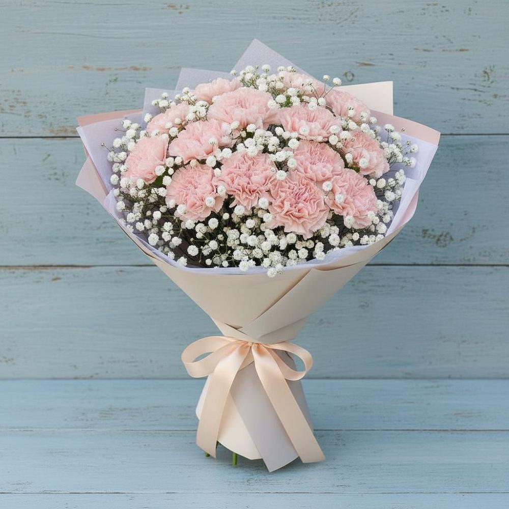 Букет цветов из: Гвоздики в Гойты