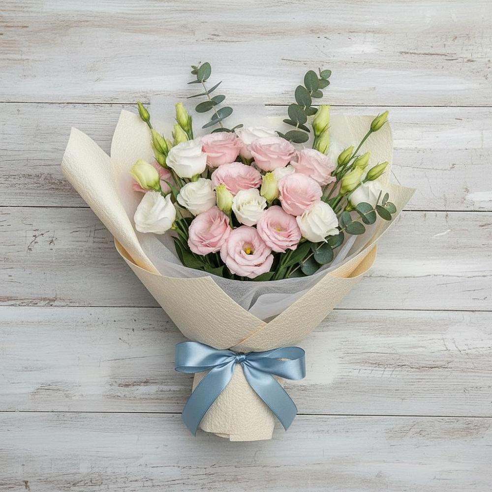 Букет цветов из: Лизиантусы в Гойты